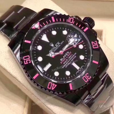 Ceramic Bezel Rolex Submariner Blaken Pink Lady 40mm Watch 2019 New